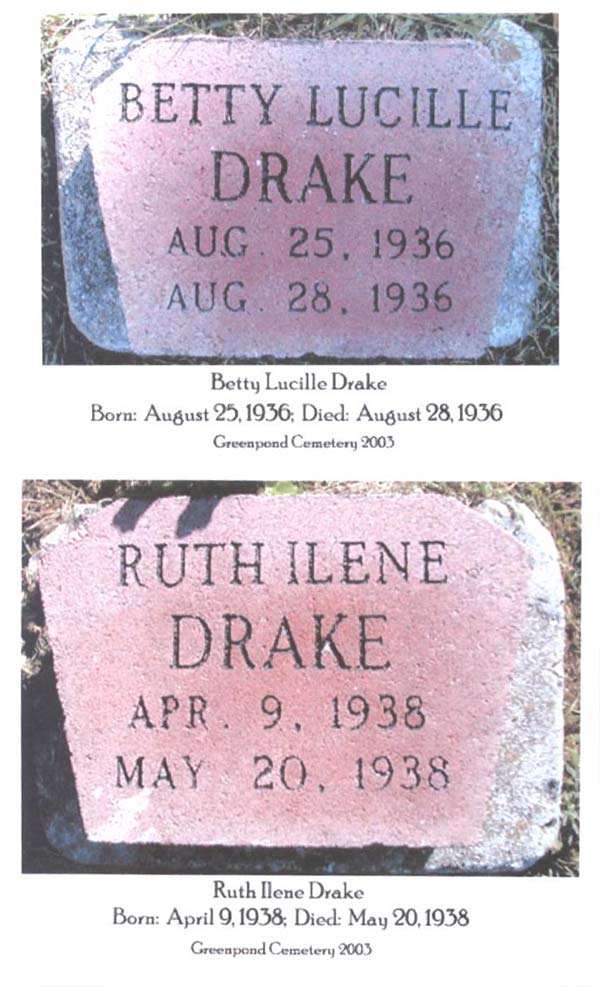  Les and Edith Drakes baby girls 