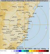 terrey Hills radar area